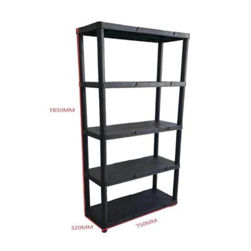 Plastic shelving unit 750*320