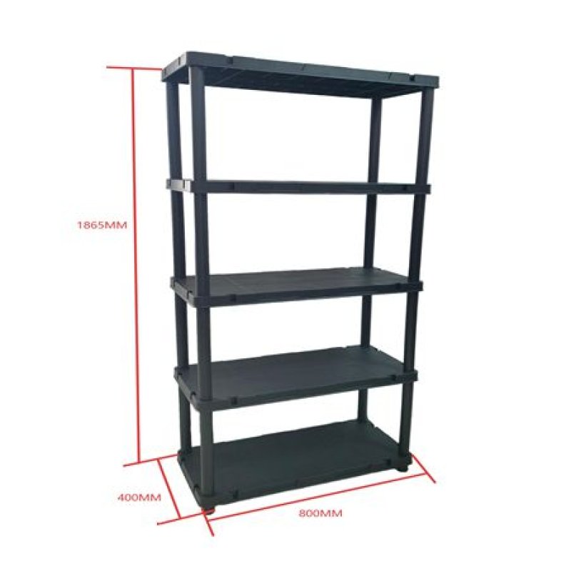 Plastic storage rack 800*400 hr05-03c