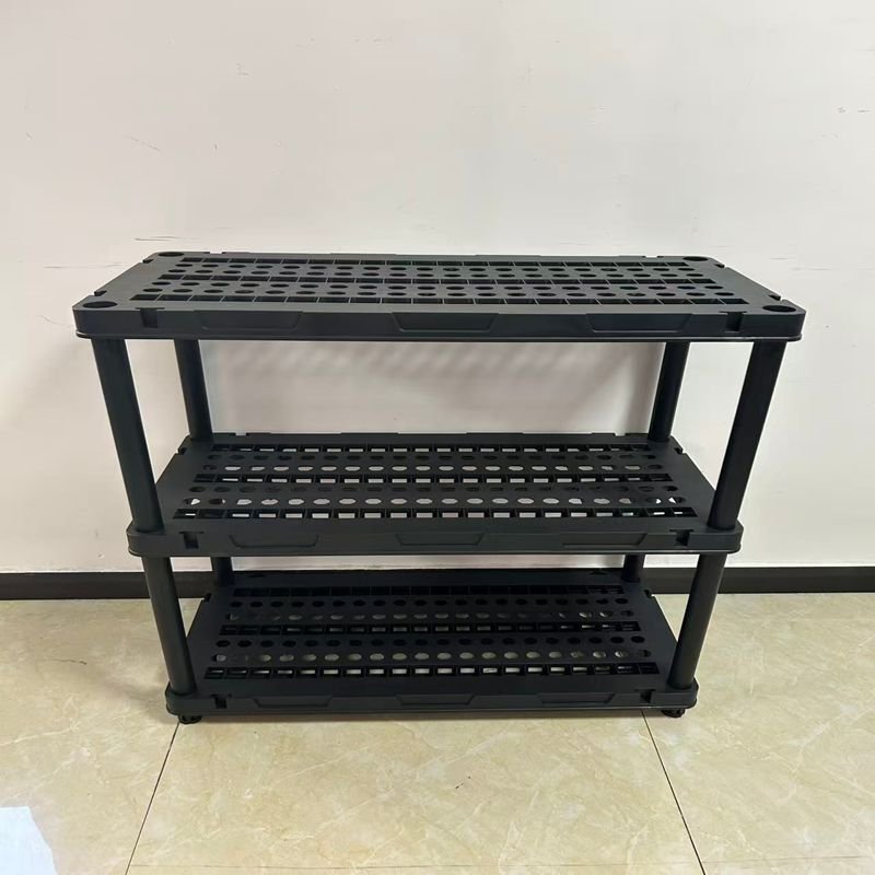 3 Tier Plastic Shelving Unit Manufacturer HR05-04A